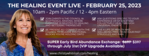 The Healing Event LIVE With Christy & The Council