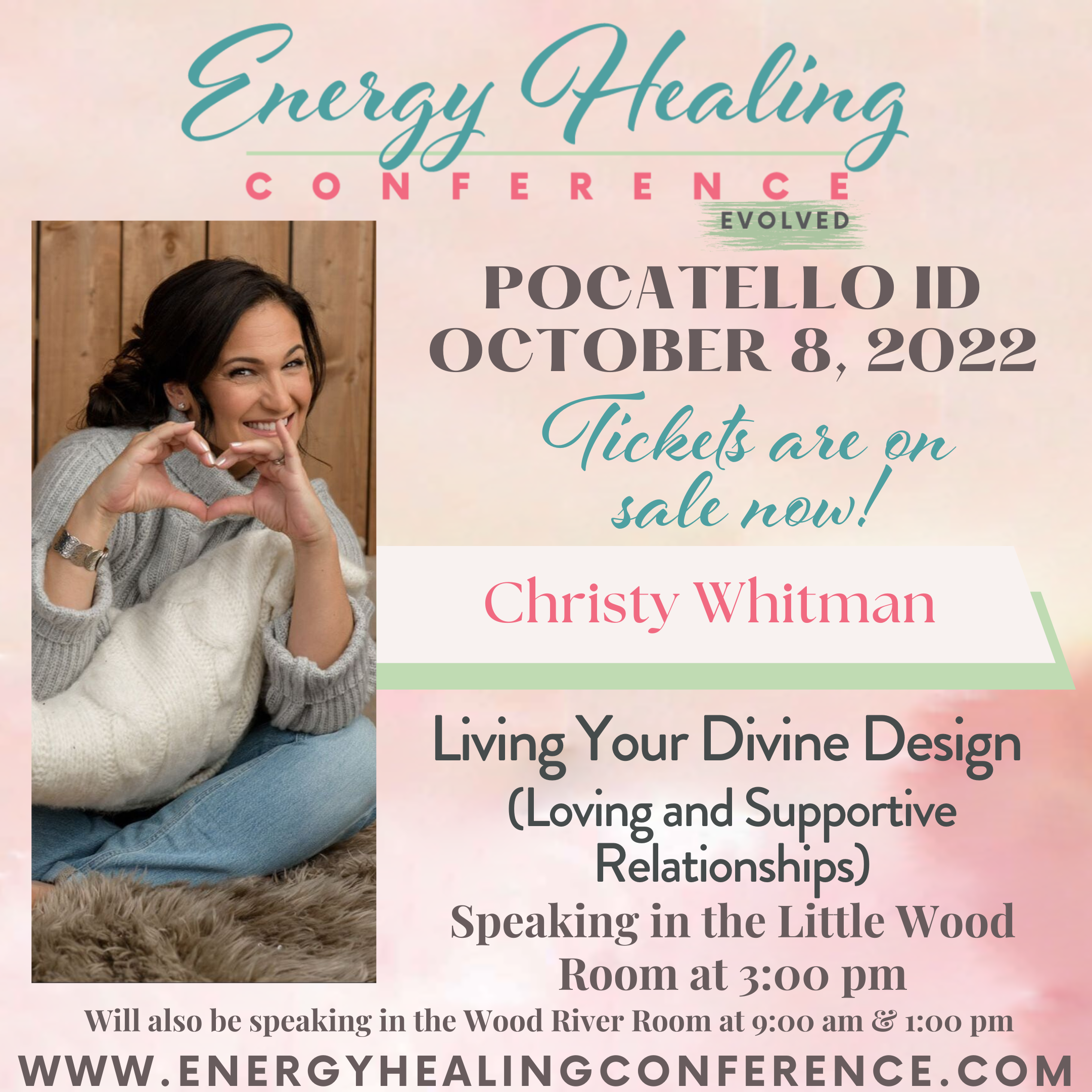Energy Healing Conference Pocatello ID Christy Whitman